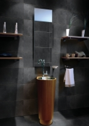Wickes Charcoal Grey Honed Porcelain Wall & Floor Tile 300 x