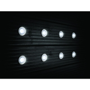 Wickes LED Deck Lights 45mm White £29.99