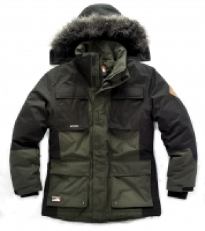 Scruffs Classic Parka Black/Green Size L