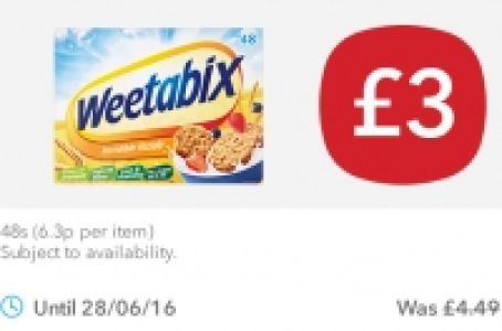 Weetabix £3.00