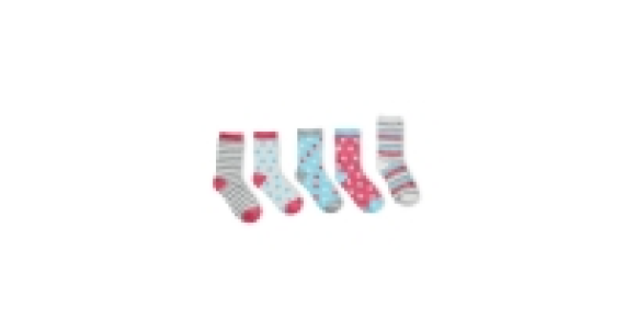 Star Print Childrens Socks 5 Pack