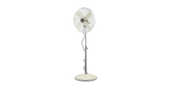 Cream Pedestal Fan