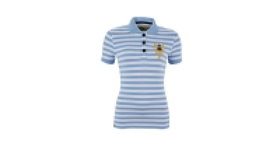 Ladies Striped Riding Polo Shirt