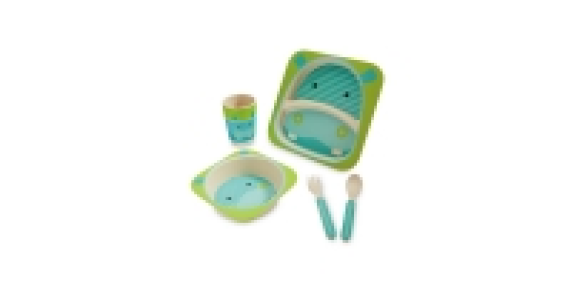 Hippo Bamboo Dinner Set