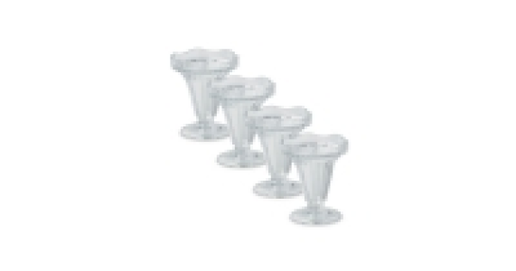 Traditional Sundae Glass 4-Pack