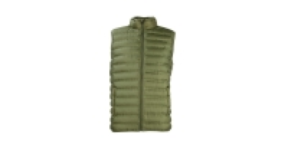 Mens Olive Quilted Gilet