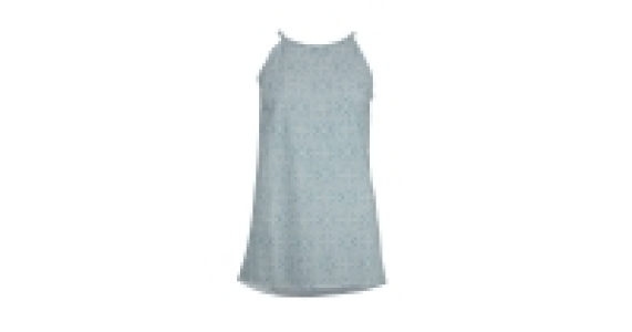 Ladies Mint Patterned Strappy Top