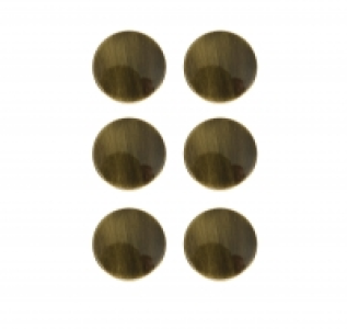 Wickes Victorian Knobs Antique Brass Effect 38mm 6 Pack £16.99