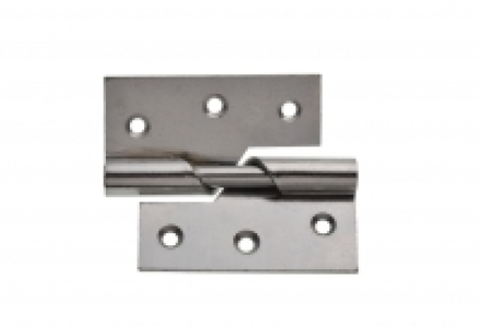 Wickes Rising Butt Hinge Left Hand 76mm Chrome Plated 2 Pack £7.29