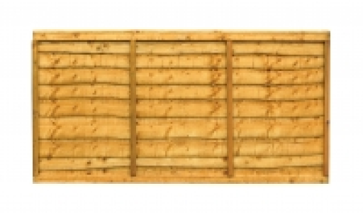 Wickes Overlap Fence Panel 1.83m x 0.91m Autumn Gold