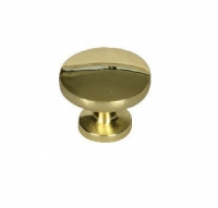 Wickes Victorian Knobs Polished Brass Finish 30mm 6 Pack