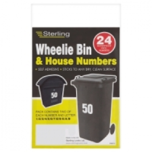 Asda Sterling Wheelie Bin Numbers