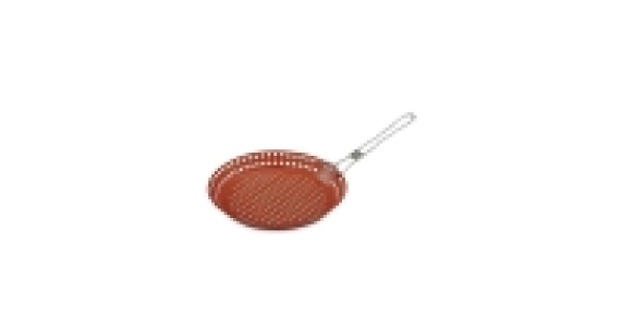 Copper Effect BBQ Frying Pan