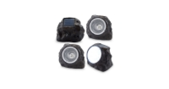 Solar Rock Lights 4-Pack