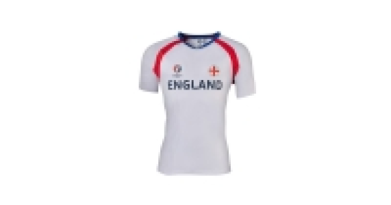 Mens England UEFA Football Shirt &pound;3.99