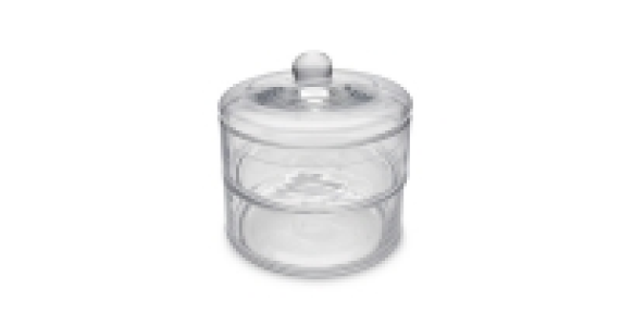 Aldi  Glass 2-Tier Round Bon Bon Jar