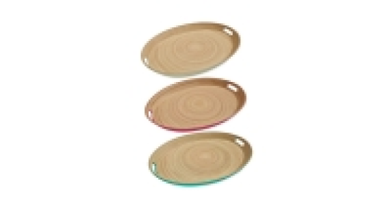 Bamboo Oval Tray £7.99