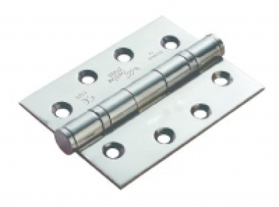 4FIREDOORS Ball Bearing Hinges Chrome 102 x 76 x 3mm PK3