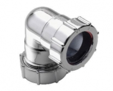 Wickes 90DEG Bend Chrome Finish 40mm