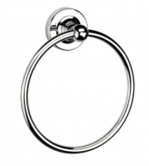 Croydex Worcester Flexi Fix Towel Ring Chrome