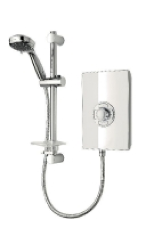 Triton Style 9.5kW Electric Shower White Gloss Effect