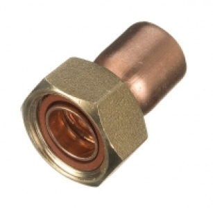 Wickes End Feed Straight Tap Connector 15mm Pack 2 £2.39
