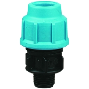 Wickes MDPE BSP Male Adaptor 20mmx1/2in
