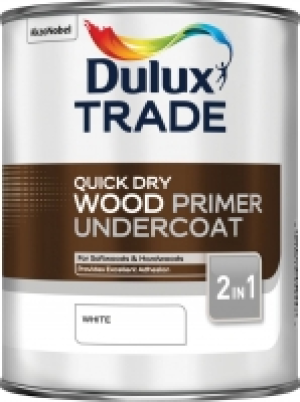 Dulux Trade Quick Dry Wood Primer & Undercoat 1L