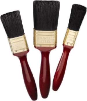 Wickes Mixed Bristle Paint Brush Set 3 Pack