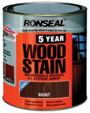 Ronseal 5 Year Woodstain Walnut 2.5L