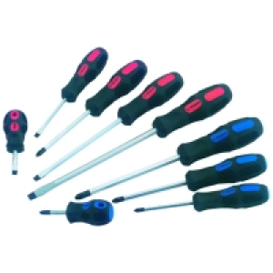 Wickes Heavy Duty Screwdriver Set 9 Piece