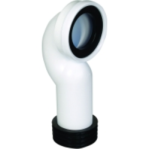 Wickes 110mm 90 Deg Spacesaver WC Connector £6.29