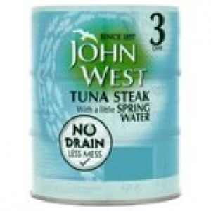 John West No Drain Tuna Steak In Spring W &pound;3.50