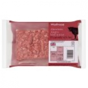 Waitrose Aberdeen Angus beef mince, 15% fat £3.00