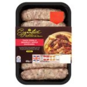 M Signature Thick Pork & Bramley Apple Sau £2.00