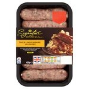 M Signature Thick Lincolnshire Sausages £2.00
