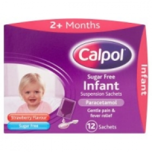 Infant Paracetamol Suspension 2+ months Strawberry Flavour S £3.00