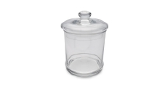 Glass Round Bon Bon Jar