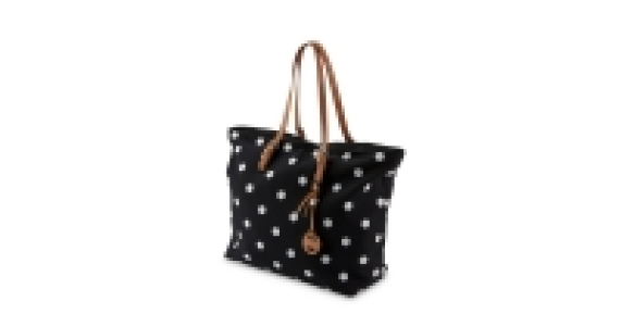 Ladies Polka Dot Canvas Travel Bag
