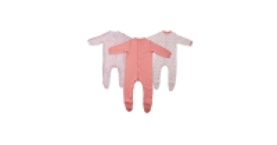 Girls Sleepsuit 3-Pack £4.99