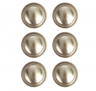 Wickes Ring Knobs Brushed Nickel Finish 35mm 6 Pack £13.99