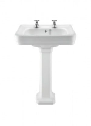 Wickes Charm Ceramic Basin with Full Pedestal 600mm £59.50
