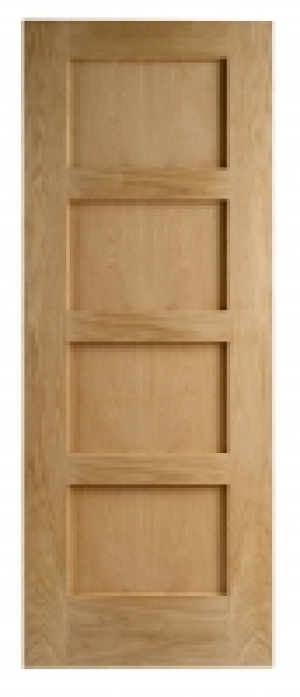Wickes Marlow Internal Oak Veneer Door 4 Panel 1981x762mm £99.99