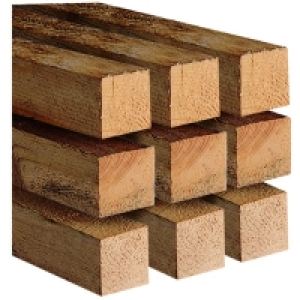 Wickes Sawn Kiln Dried 47x47x3600mm Pack 6 £32.99