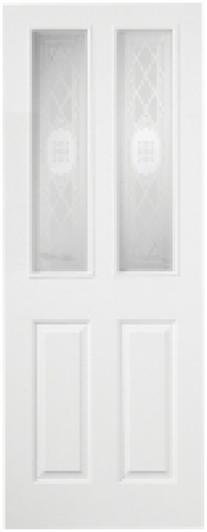 Wickes Stirling Internal Moulded Door White Glazed Primed 4