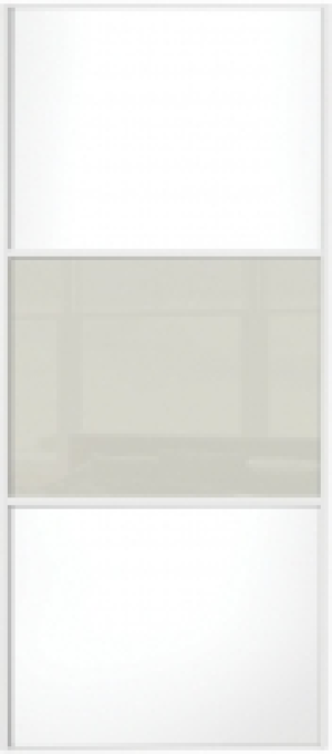 Wickes Sliding Wardrobe Door Wideline White Panel & Soft Whi £103.20