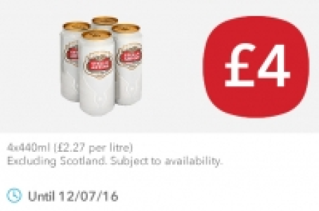 Stella Artois Cans £4.00