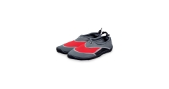 Mens Graphite and Red Water Shoes