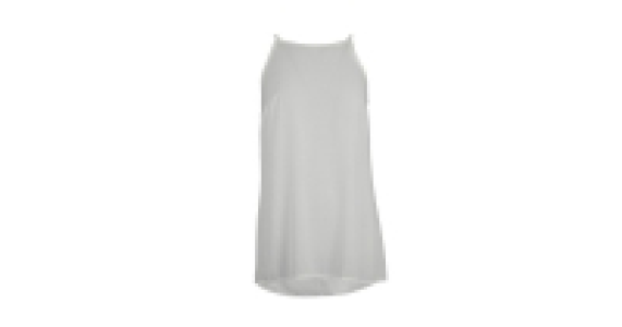 Ladies Plain Cream Strappy Top
