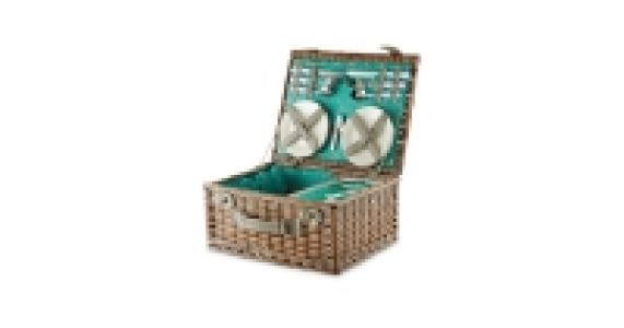 Square Wicker Picnic Basket